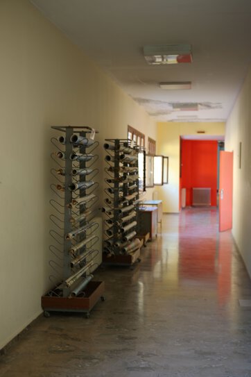 Blick in einen Schulflur