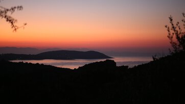 Kurz vor Sonnenaufgang